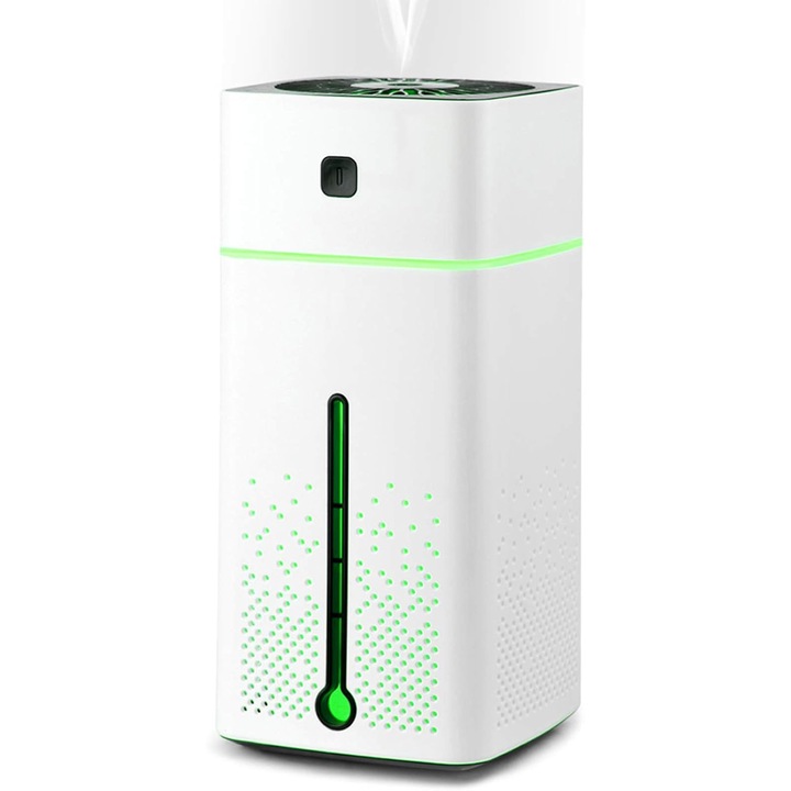 2 az 1-ben párásító, asztali lámpa, 4 üzemmód, 9 órás automatikus kikapcsolás, irodába, szobába, jógába, wellnessbe, többszínű