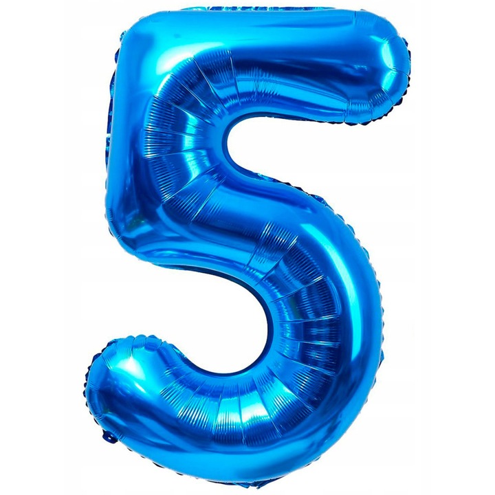 5-ös számú lufi, kék színű, 82 cm