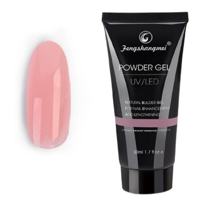 PolyGel UV / LED műkörömre FSM Natural Builder Gel 30 ml 09 Pink