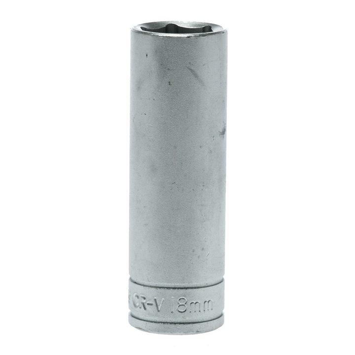 Hosszú dugókulcs 6 ágú, 1/2"-os behajtással, 18 mm