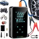Starter auto portabil cu Compressor Multifunctional 4 in 1, Wireless cu Baterie 10000mAh, pentru motor Benzina sau Diesel, Pompa Anvelope Dasbo® 150 PSI, Starter Baterie, Power Bank, Lanterna LED, Ecran Tactil, Portabil, Clesti inteligenti inclusi