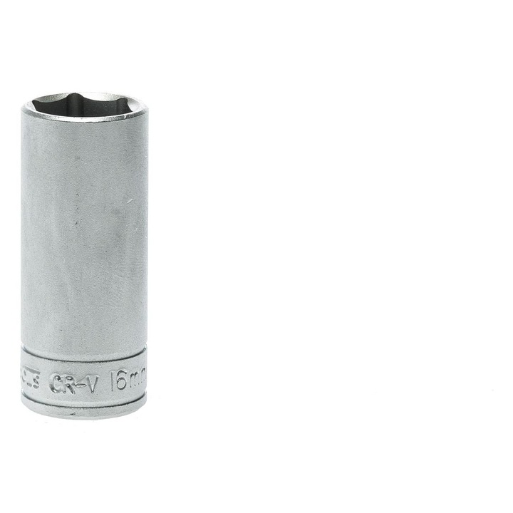 Hosszú dugókulcs 6 ágú, 3/8"-os behajtással, 16 mm