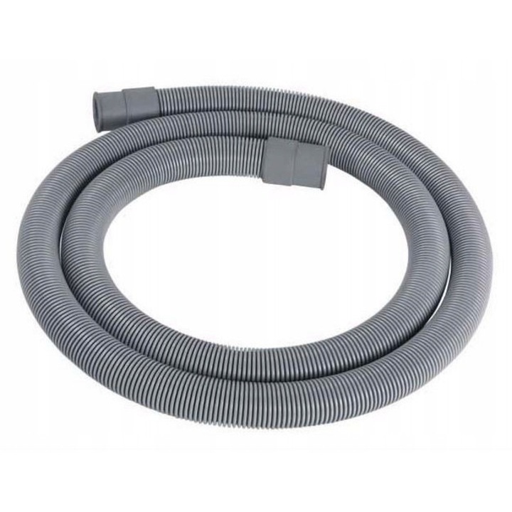 Hydroland mosógép tömlő, 200 cm, szürke, flexibilis