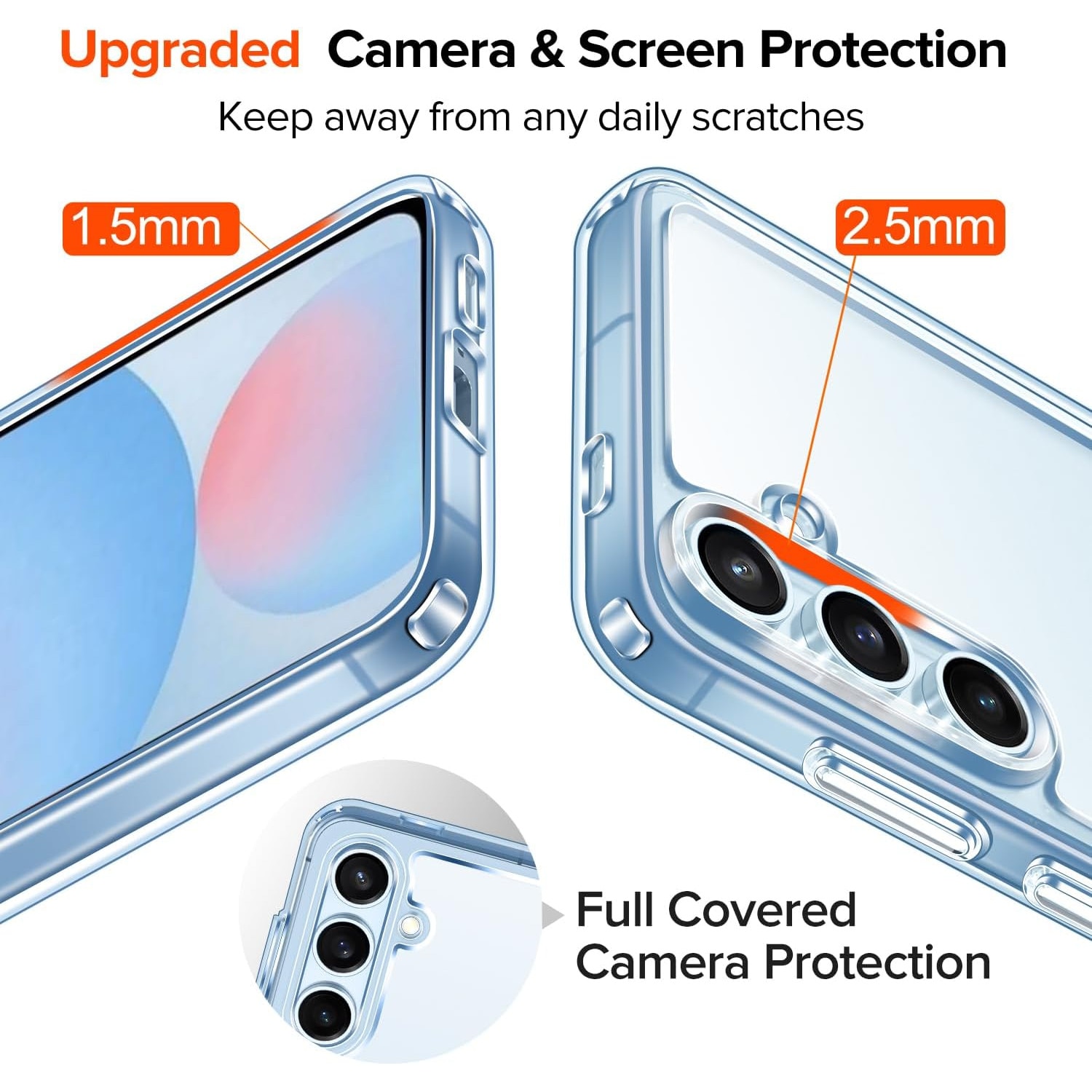 Husa Anti soc, transparenta compatibila cu Samsung Galaxy S24 FE
