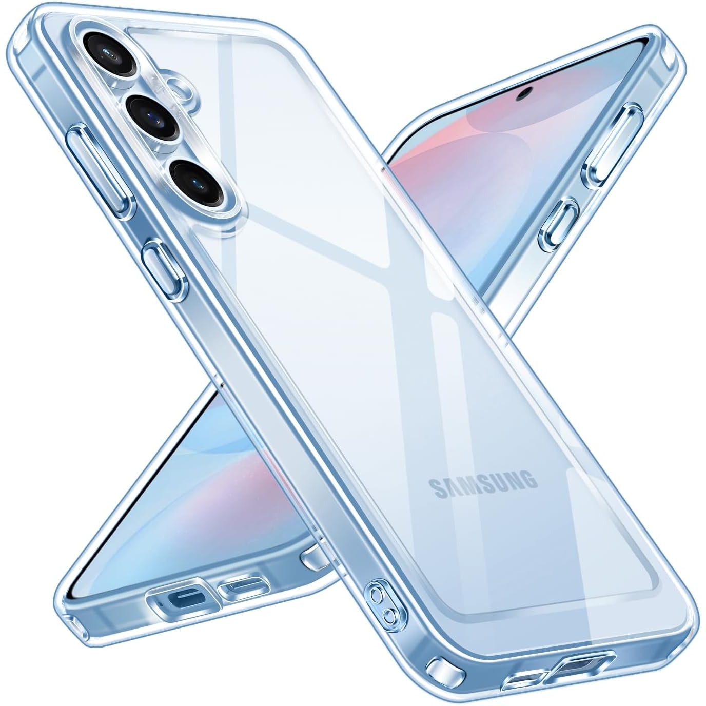 Husa Anti soc, transparenta compatibila cu Samsung Galaxy S24 FE