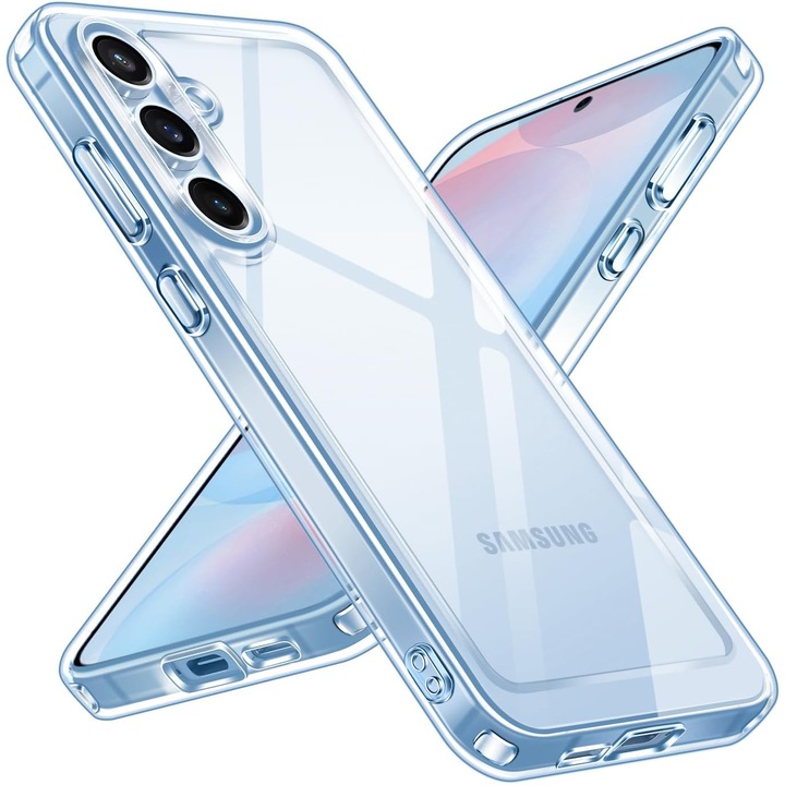 Калъф, Съвместим със Samsung Galaxy S25, Удароустойчив, Прозрачен