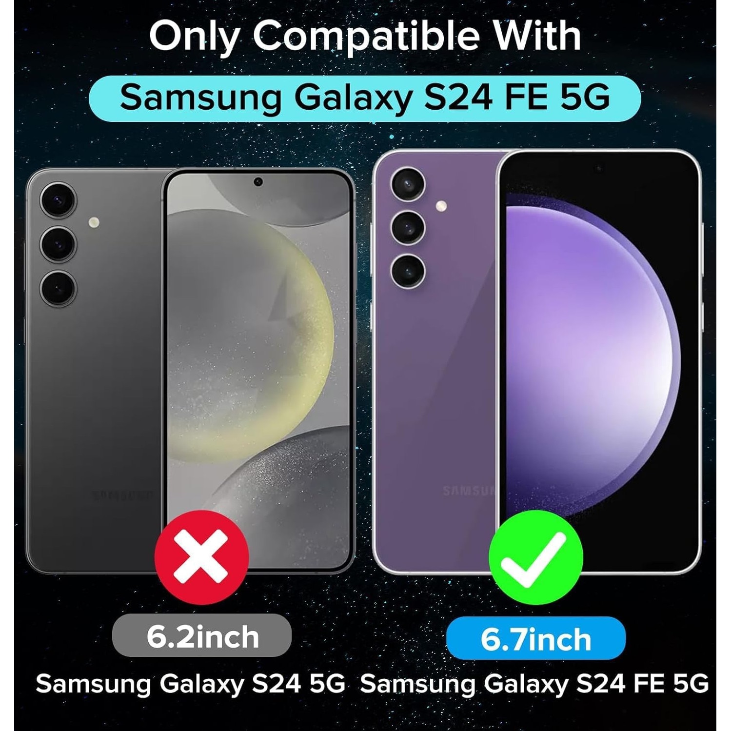 Husa Anti soc, transparenta compatibila cu Samsung Galaxy S24 FE