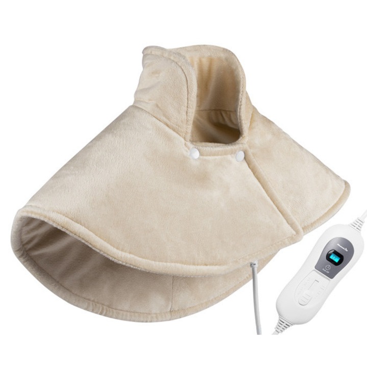 Guler incalzit pentru gat si umeri, Bej