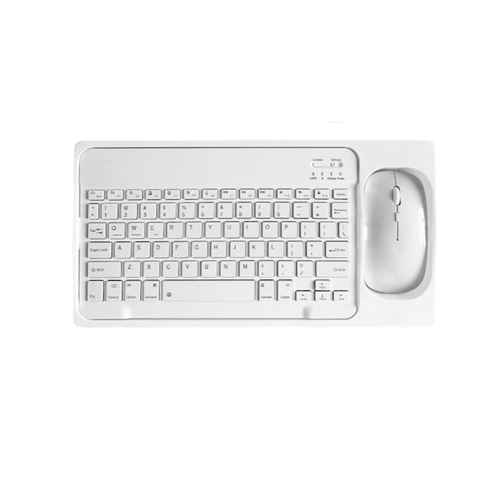 Tastatura gaming mecanica RGB cu 35 de taste, alba, design ergonomic, suport pentru incheietura mainii