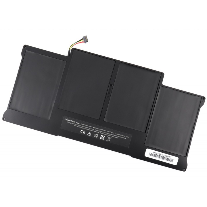 AppleA1405 47Wh Protech kiváló minőségű akkumulátor, Macbook Air 13 A1369 2010 közepén 47Wh Protech kiváló minőségű