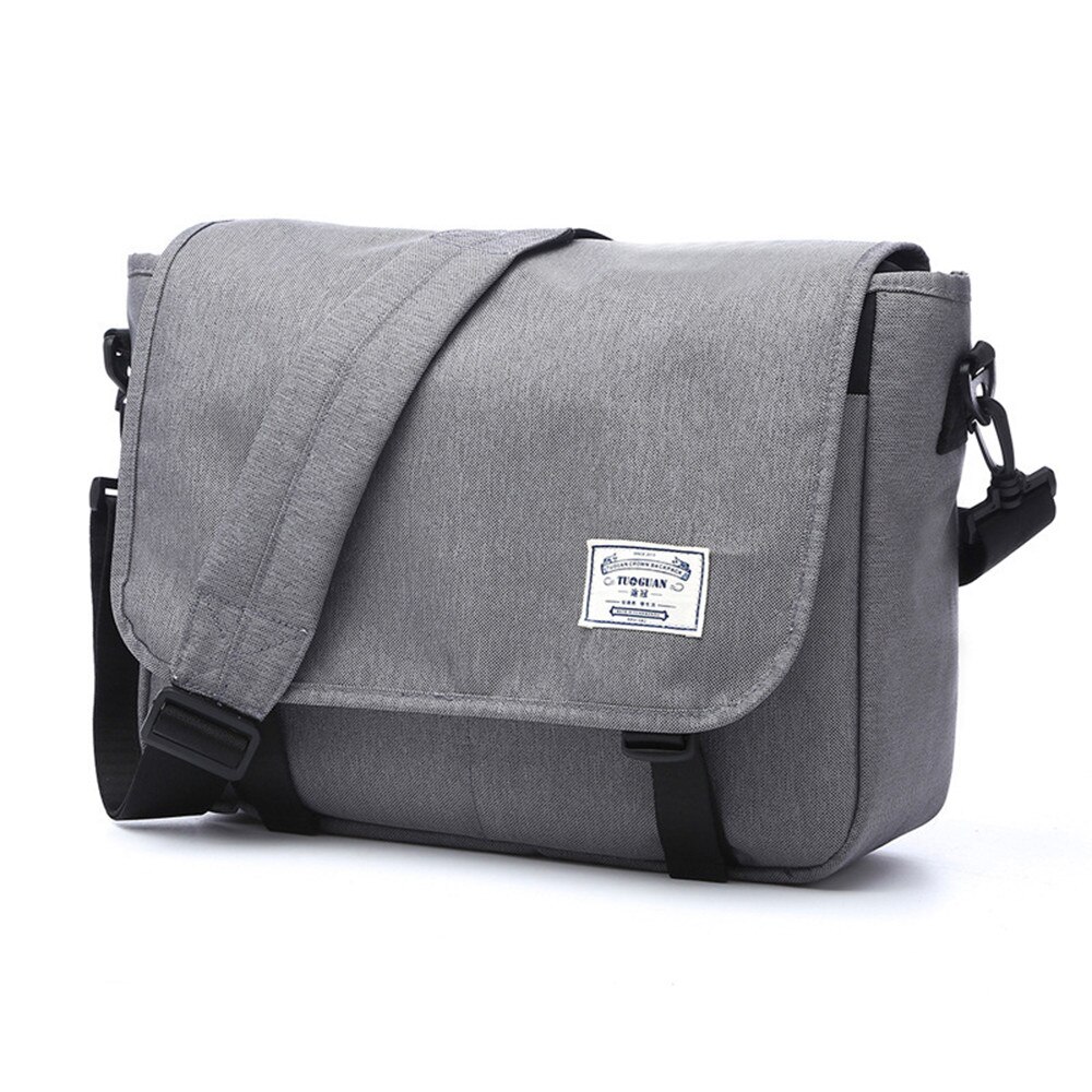 Geantă de umăr mare, gri, pentru laptop, 33x25x12cm, set 1 bucata
