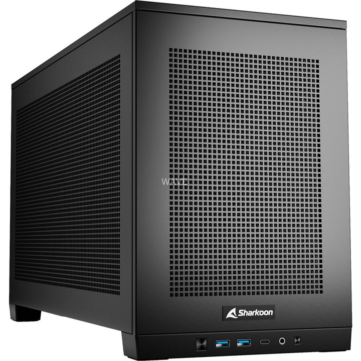 Carcasă Computer Mini Tower, Sharkoon, REBEL C20, Neagră