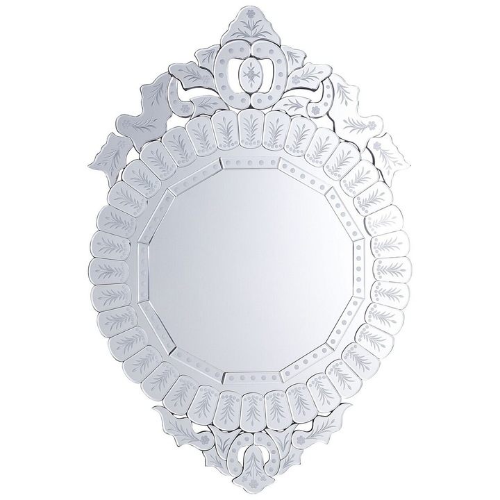 Oglinda de perete Craon 67 cm 100 cm Argintiu