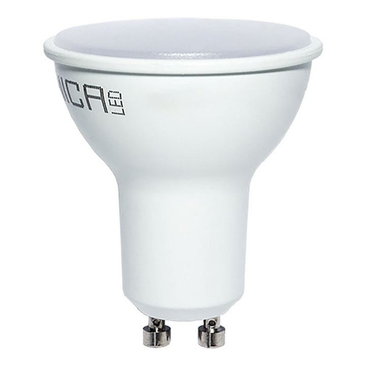 Bec led 9.5W(65W) Optonica, GU10, 880 lm, lumina neutra(4500 K), clasa energetica F