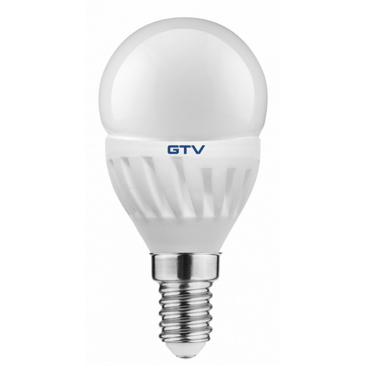 Сферична LED крушка 10W(72W), E14, 1000 lm, топла светлина (3000K), GTV