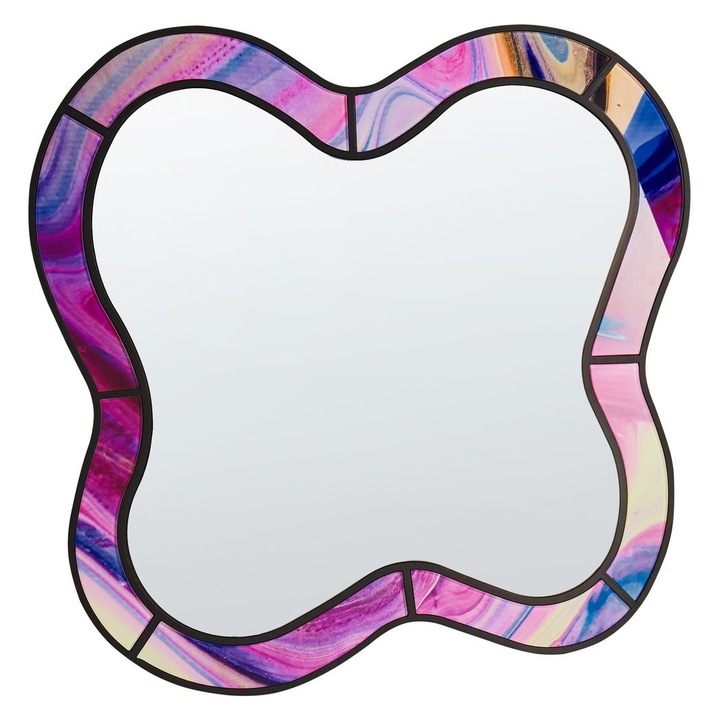 Falitükör Pulnoy Rózsaszín