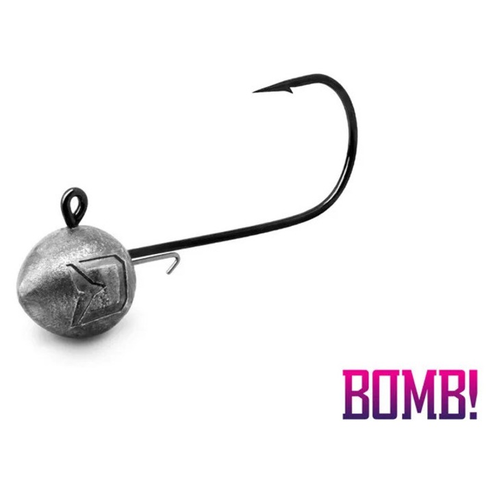 Delphin Bomb Jigs, 5 броя, 12g, кука 7/0 с гръб за фиксиране на примамка