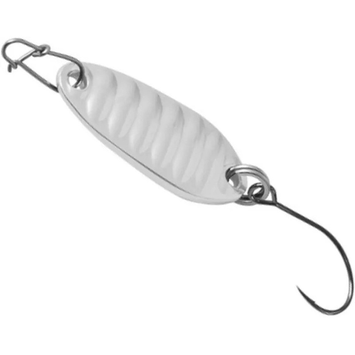 Lingurita Oscilanta Delphin Mago, Snow, 2.4 cm, 2 g, Carlig Nr. 8