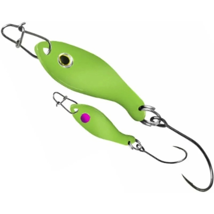 Lingurita Oscilanta Delphin Rybo, 2.5 cm, 0.5 g, Culoare Nucleo, Carlig Nr. 8