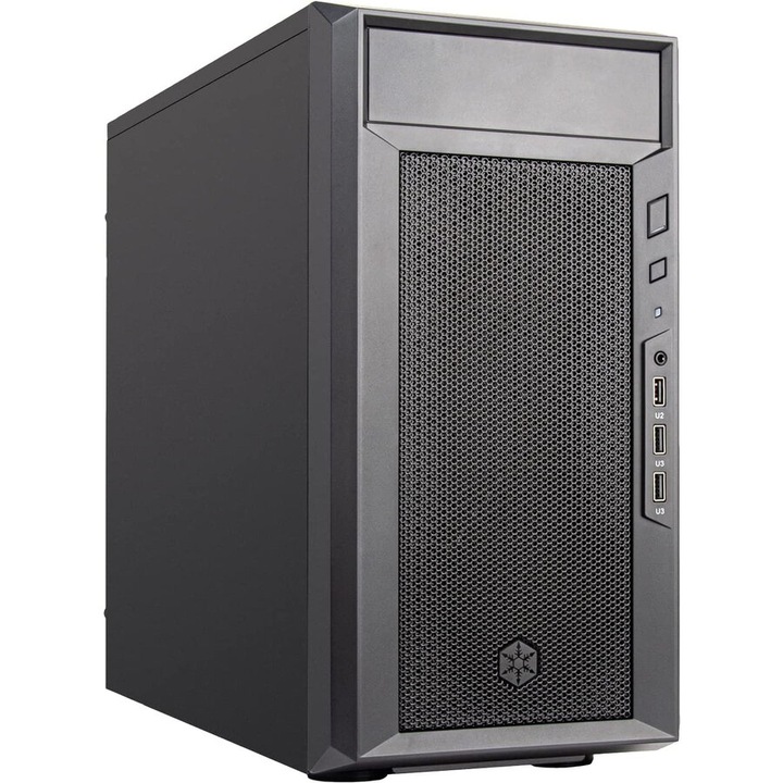 SilverStone Fara sursa R311 Micro-ATX Negru