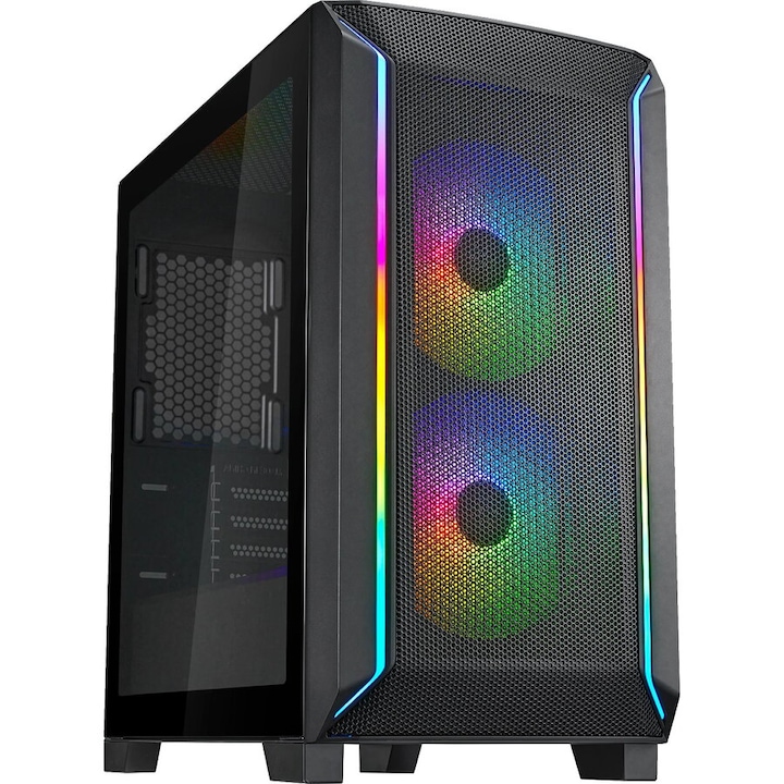 Carcasa Mini Tower Streacom DA6 XL, chrome