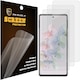 Set 3 folii de sticla Mr. Shield, pentru Google Pixel 7a, rezistente la socuri si zgarieturi, transparente