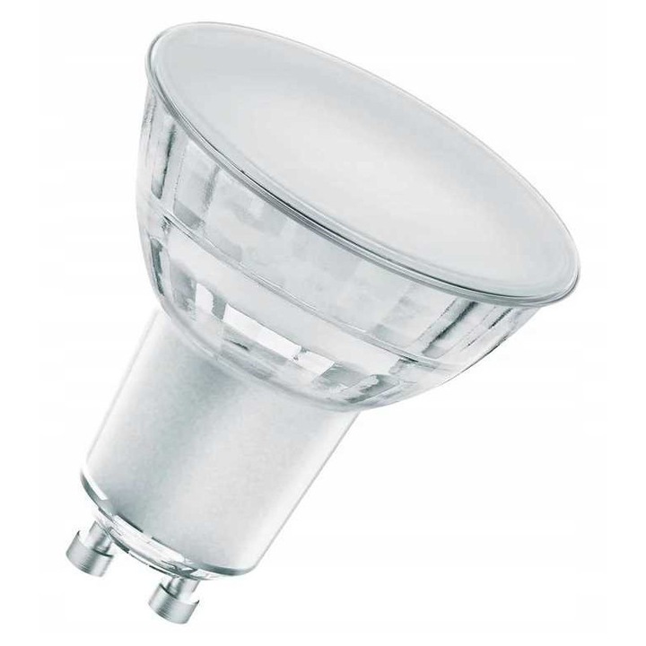 LED крушка GU10 4.3W 32W, 350lm, неутрално бяла, 54x50mm, комплект крушки