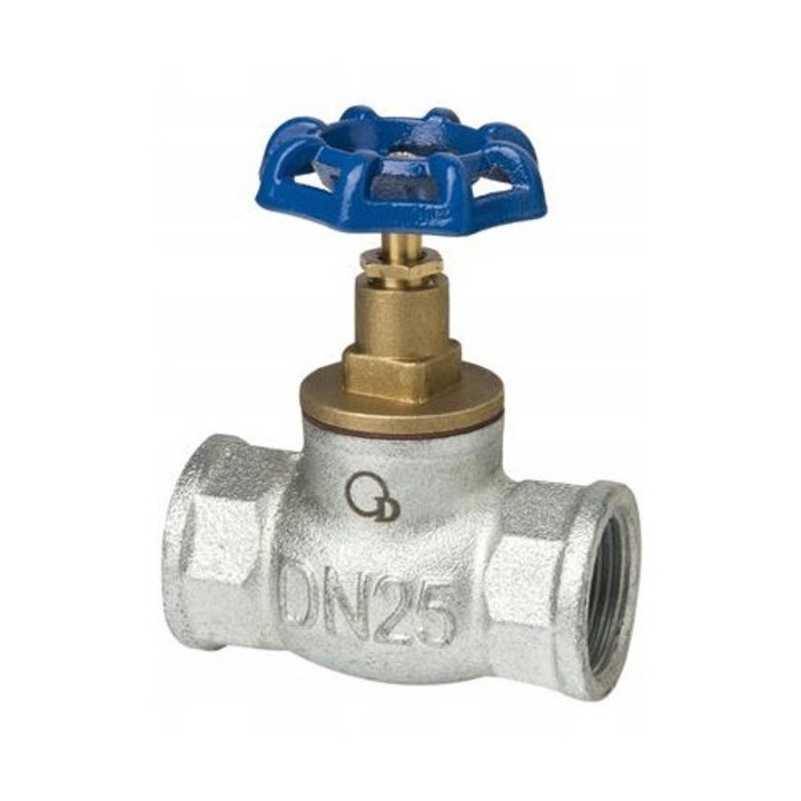 Retesz, gyémánt, 1 1/4'', 102mm, öntöttvas, dlawikkal és sárgaréz fejjel