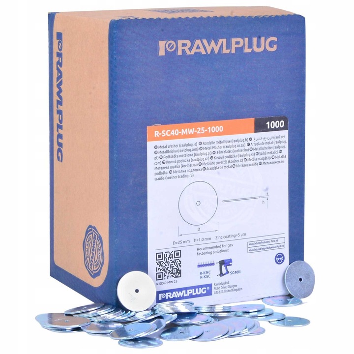 Saiba de instalare 25 mm galvanizata 1000 buc