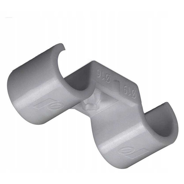 Műanyag tartó 2x25 mm-es csövekhez 30 db
