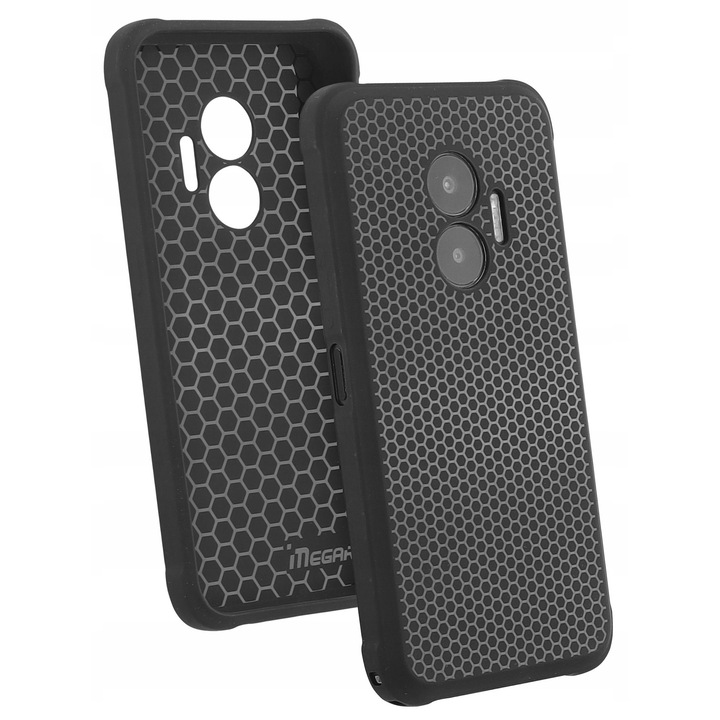 Husa telefon Megara pentru HAMMER BLADE V 5G, silicon, protectie aparat, culoare neagra