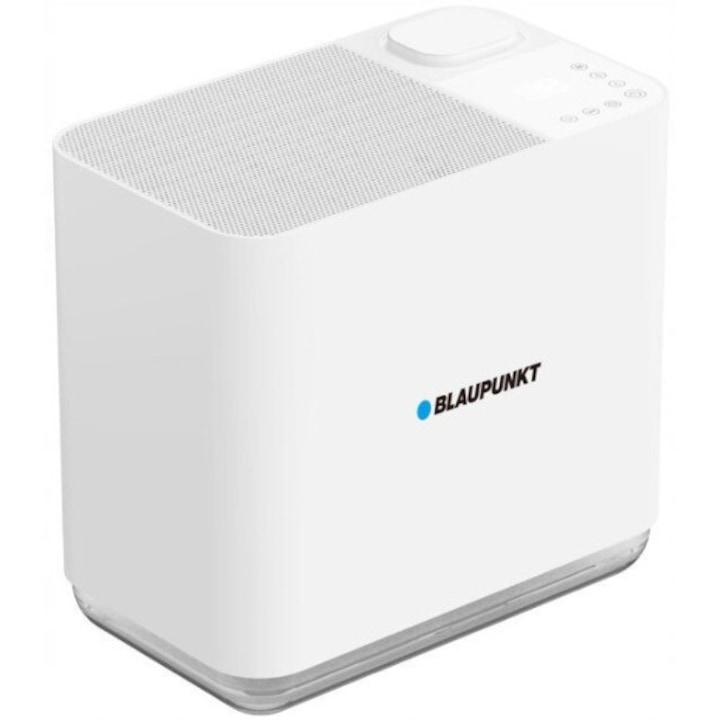 Umidificator de Aer Ultrasonic cu 3 Duze, 3L, Ultra Silentios, Oprire Automata la Nivel Scazut de Apa, Lumina LED Ambientala, 3 Niveluri de Atomizare, Ideal pentru Dormitor, Birou si Masina, Alb