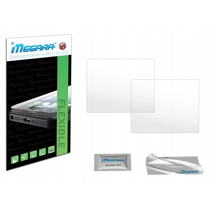 Sistem de protectie ecran hibrid Megara pentru Fujifilm X-T20 X-T10 X-E3, 2 bucati, transparent