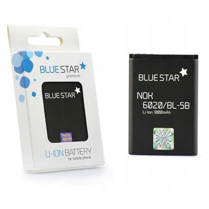 Батерия за телефон Blue Star BL-5B 1000mAh Li-Ion, 100% оригинален комплект