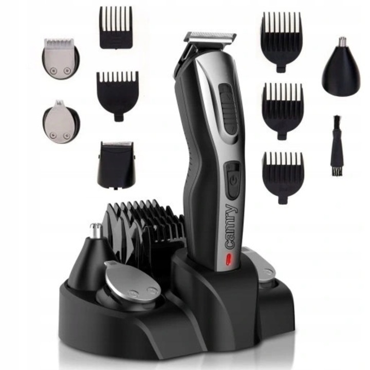 Aparat de tuns 5 in 1 Camry CR 2921, 48W, acumulator, 5 capete interschimbabile