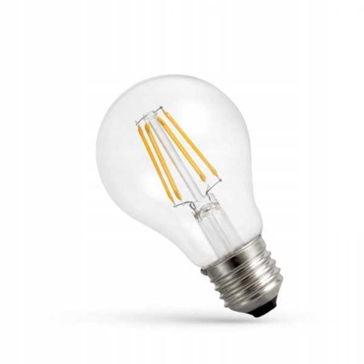 LED крушка E27 5.5W 2700K, 710lm, IP20, A60, прозрачна, 107x60mm