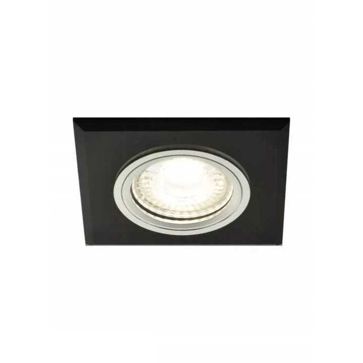 OZZO VIGO szögletes fix spotlámpa, üvegből