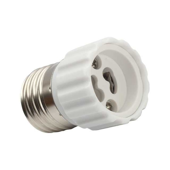 Adaptor E27 la GU10, 230V, 53x35mm, IP20