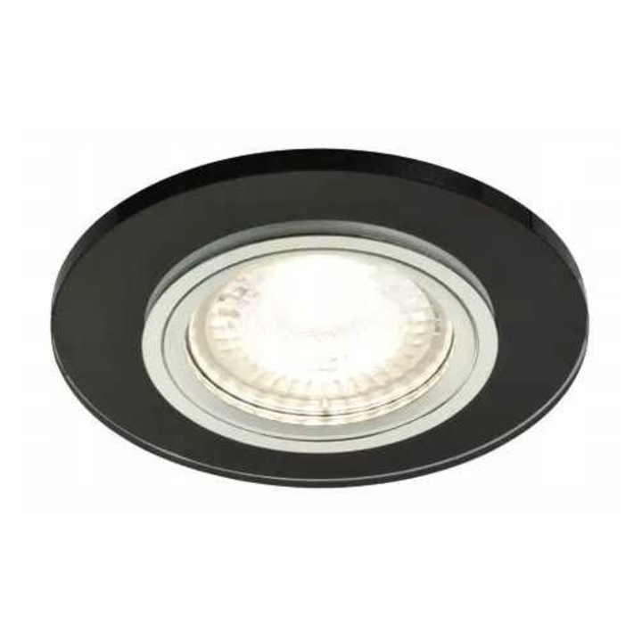 VIGO spotlámpa, fekete, 90x25mm, max 35W, IP20, vékony rögzítésű