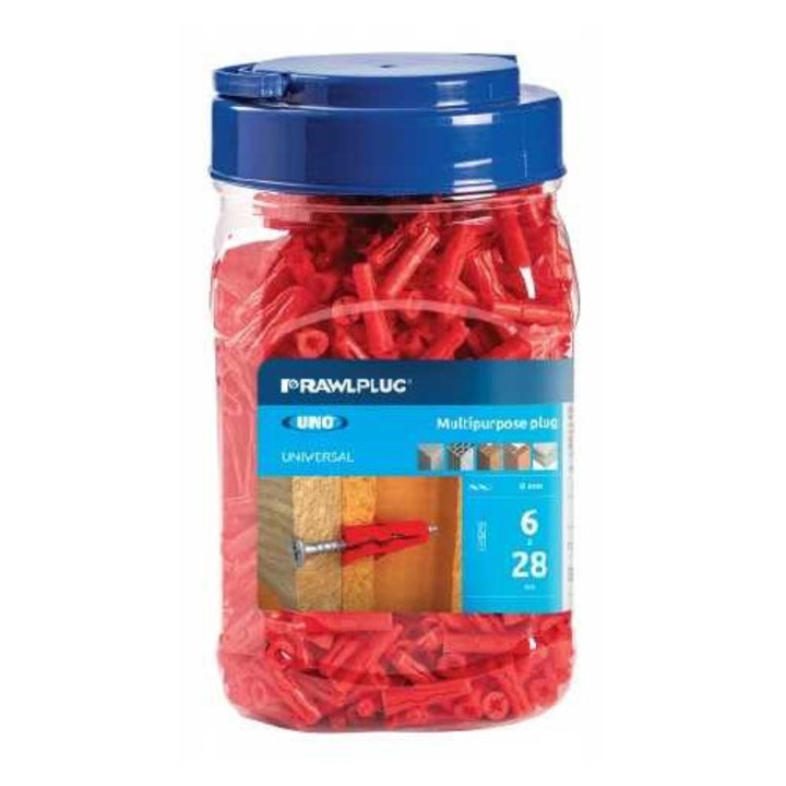 UNO univerzális csap 6x28mm, 1000 darabos készlet