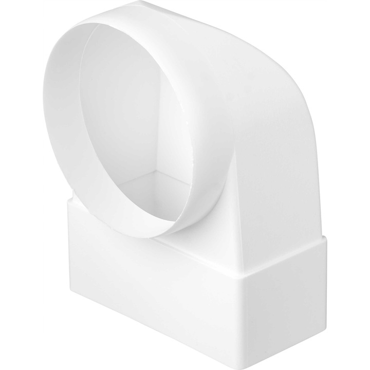 Változtatható összekötő oszlop, 110x55mm, 100mm átmérőjű, szellőzőrendszerekhez