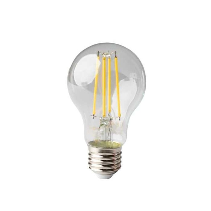 Bec LED E27 8W 2700K, 960lm, clear, 106x60mm