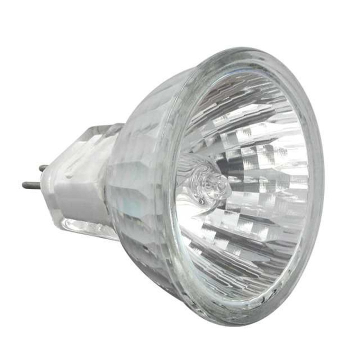 Bec halogen MR11 10W 12V, 35x35mm, alb cald, 8000 cicluri de functionare