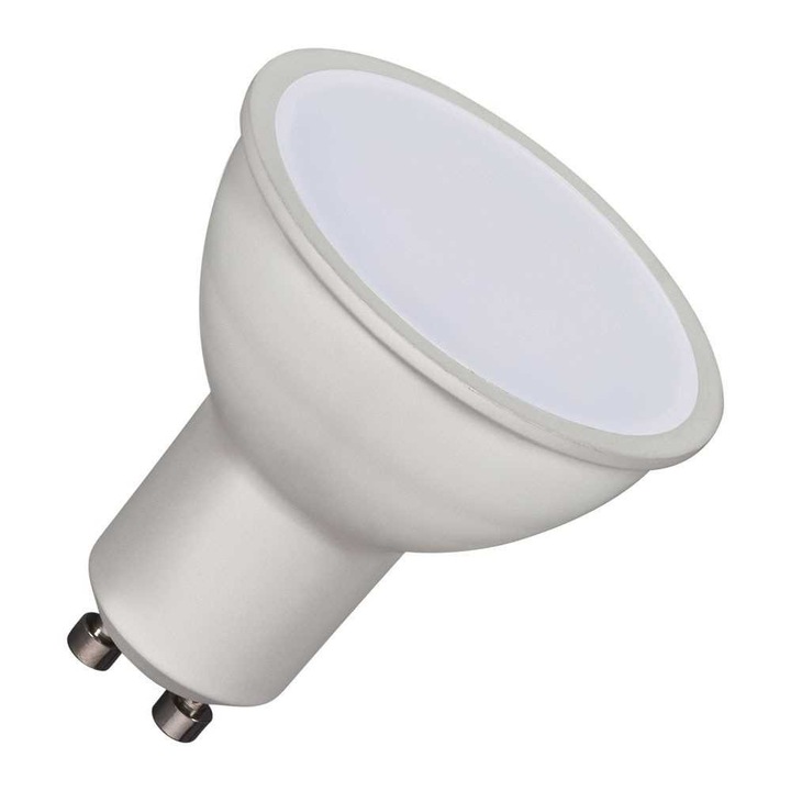 Bec LED GU10 5W 3000K, 450lm, 230V, 50x57mm, alb cald