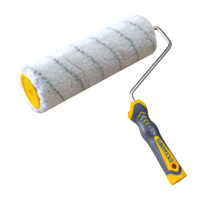 Festő henger, Mikroszálas cérna henger, hosszú, talp Ø 58 mm, menet 13 mm, hossza 250 mm