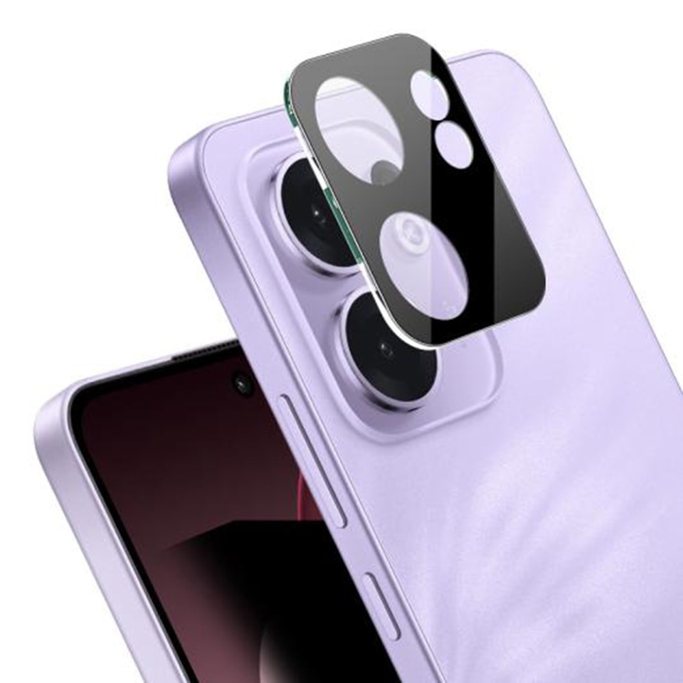 Folie camera pentru Oppo Reno13 F 4G / Reno13 F 5G / Reno13 FS 5G, SKYDDAR INNOVATION, Camera Glass Negru, set cu sticker