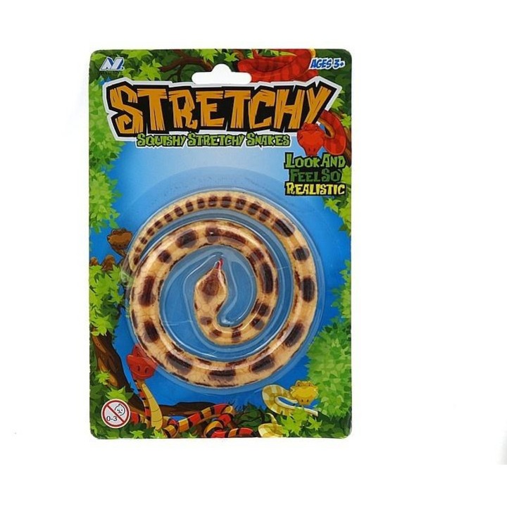 Sarpe gelatinos Adar jucarie senzoriala multicolor 3+ ani