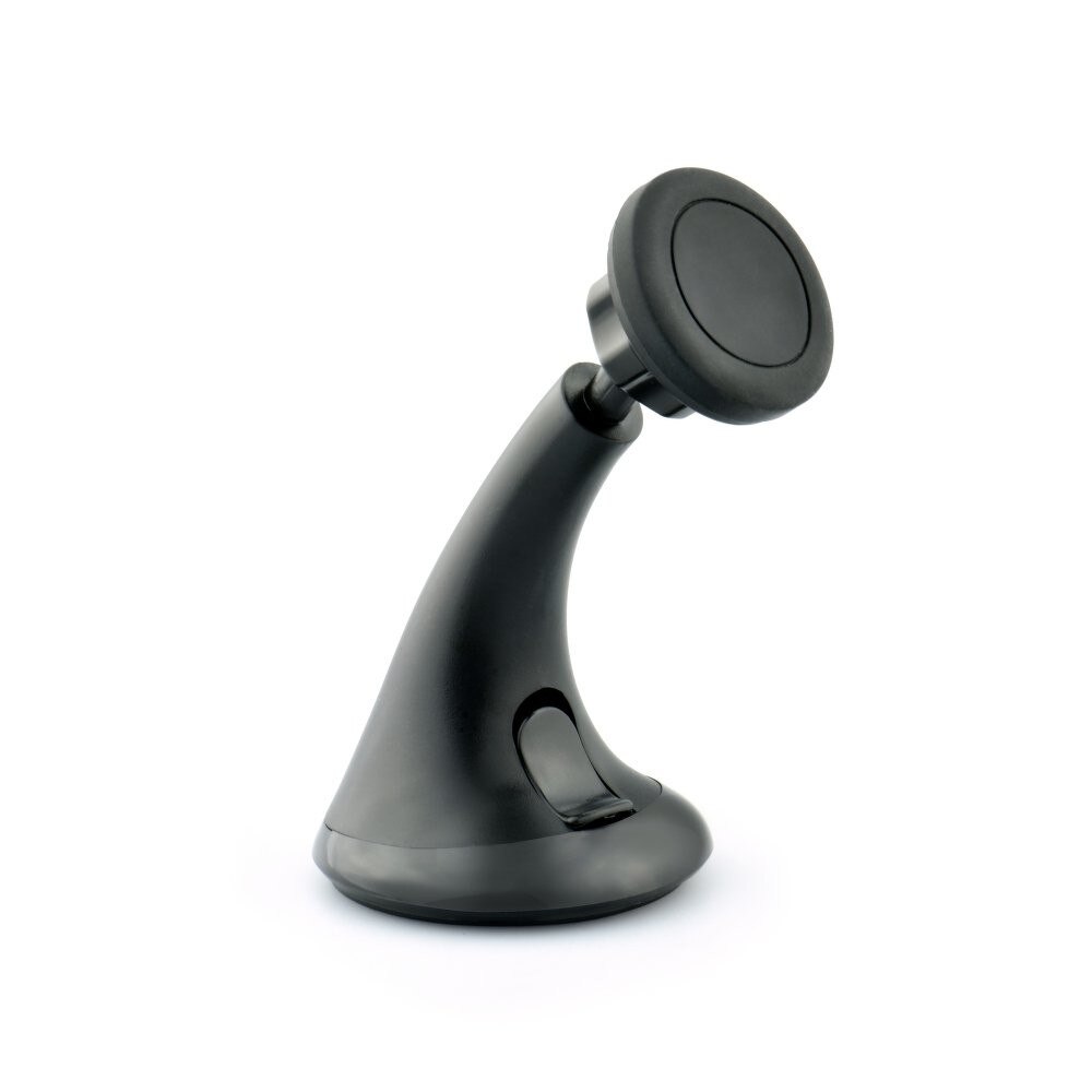 Suport auto telefon cu ventuza si sustinere magnetica. UNIVERSAL. Negru
