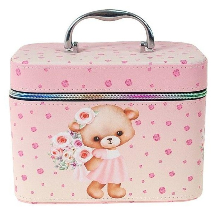 Kuferek M tükörrel, ADAR, 21x14x11.5cm, cipzárral