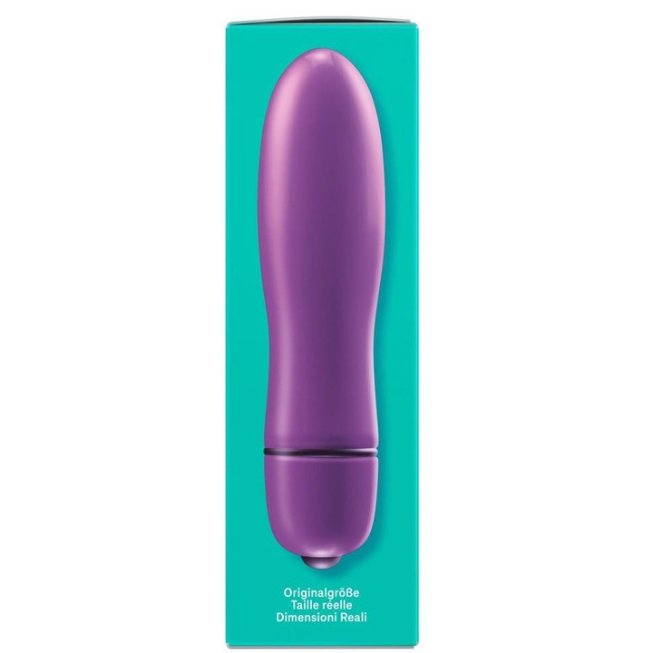 Vibrator mini Durex, 9cm, ABS cu PU, silicon, set cu baterii